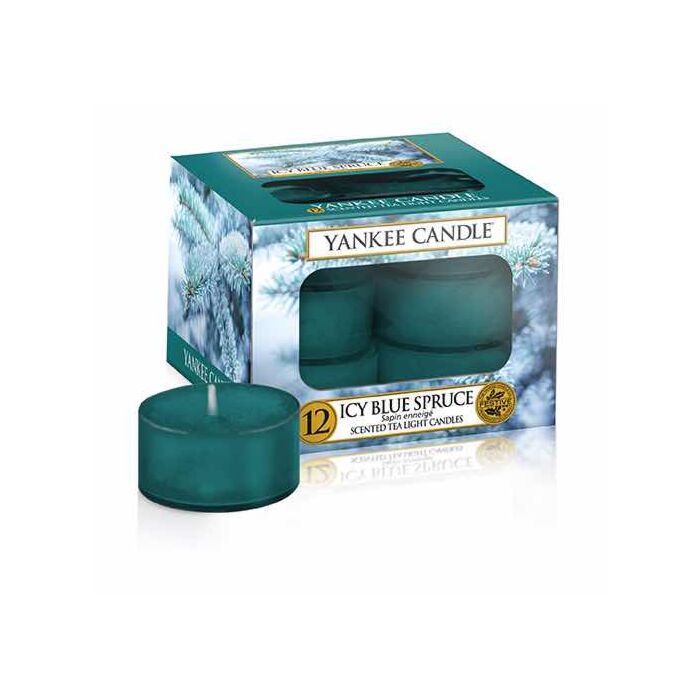 Yankee Candle Tea Lights - Icy Blue Spruce-1